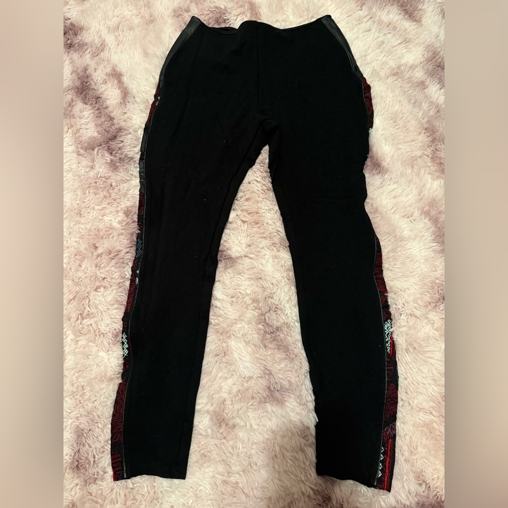 Lysse Black and Red Kids Leggings